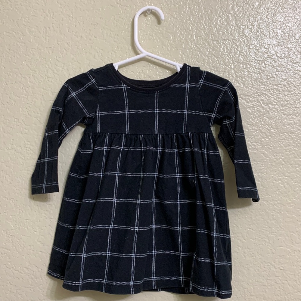 Black striped Dress